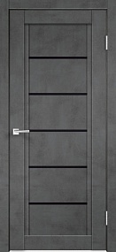 Межкомнатная дверь Санкт-Петербургские двери Экошпон Next 1 Муар темно-серый