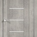 Межкомнатная дверь Санкт-Петербургские двери Экошпон Next 3 Муар светло-серый