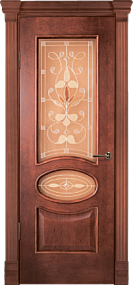 Межкомнатная дверь Varadoor "Алина-6" вишня "Коррида-2"